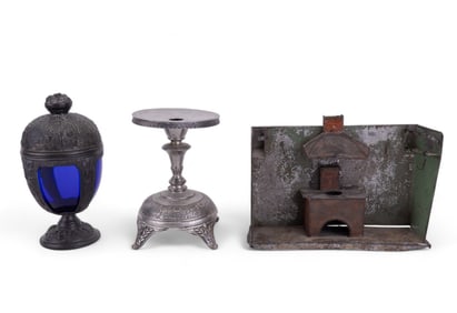 Tin Fireplace, Replica Fabrege Egg