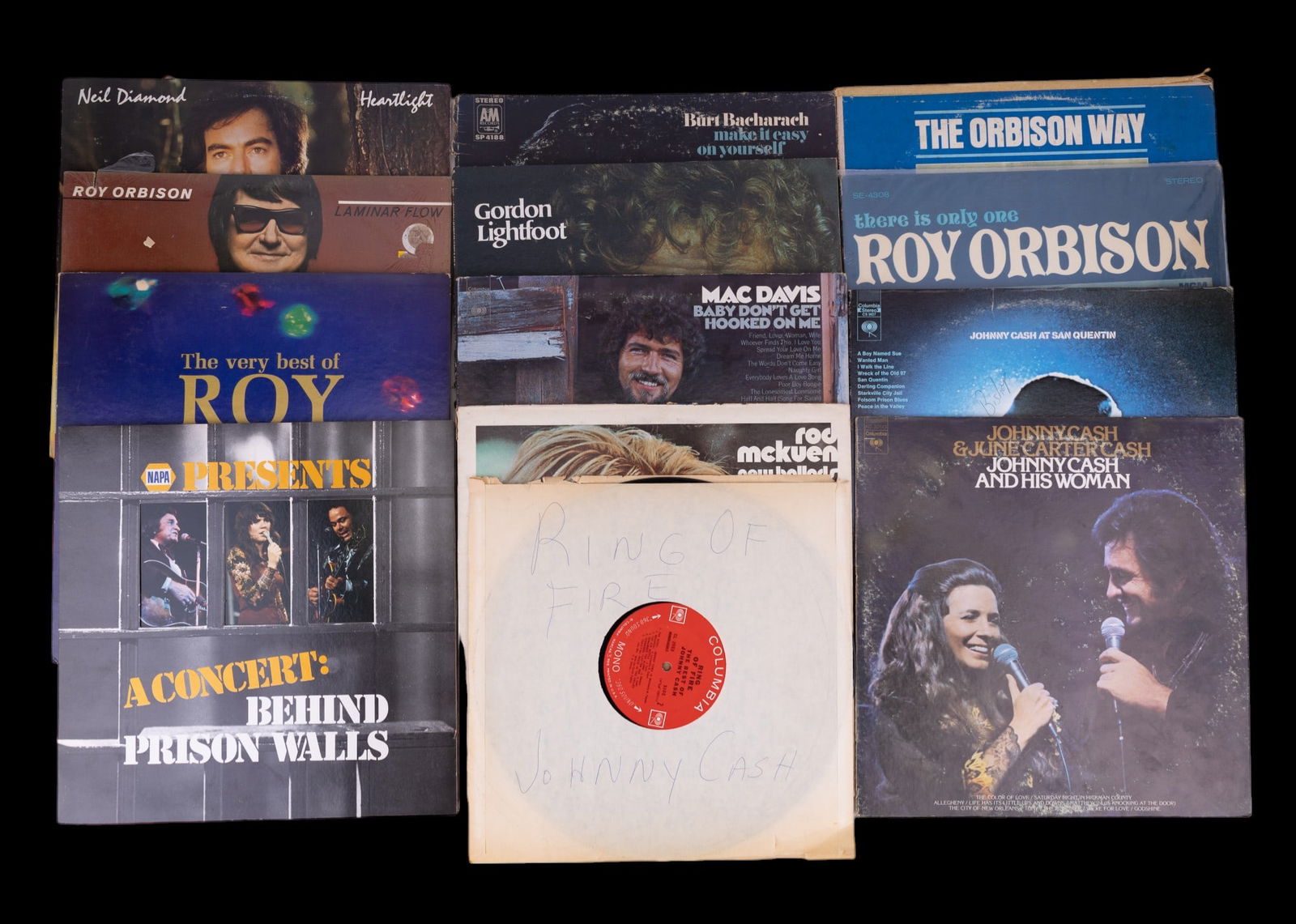 Johnny Cash, Roy Orbison, and Other Vinyl (13) (1 of 8)