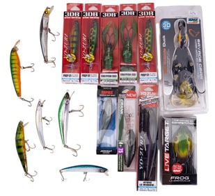 Yo-Zuri, Rebel, & other 3D Lures (16 Pc.)