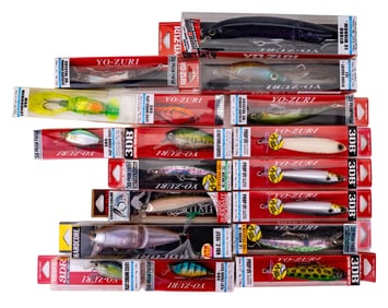 Yo-Zuri 3D Bass Lures (NIB) (18Pc.)