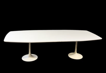 MCM Burke Conference Table, White