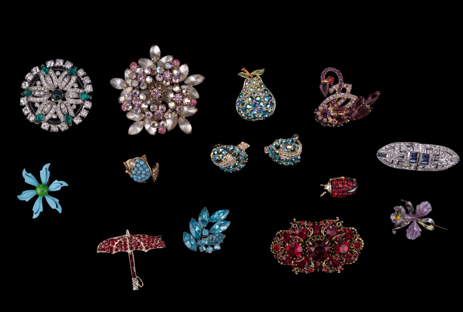 Vintage Rhinestone Pins (1 of 9)