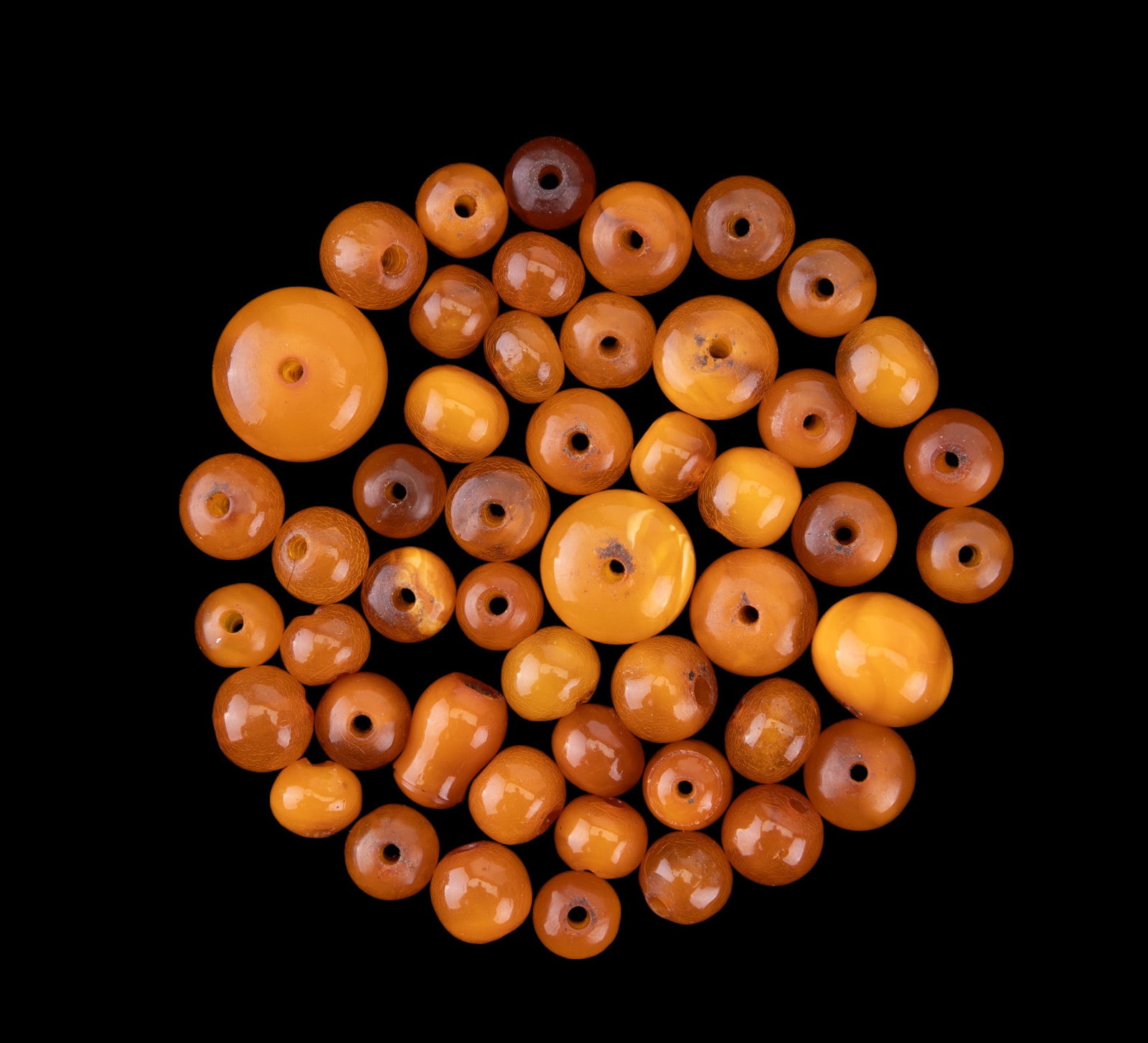 Natural Amber Bead Grouping (1 of 6)