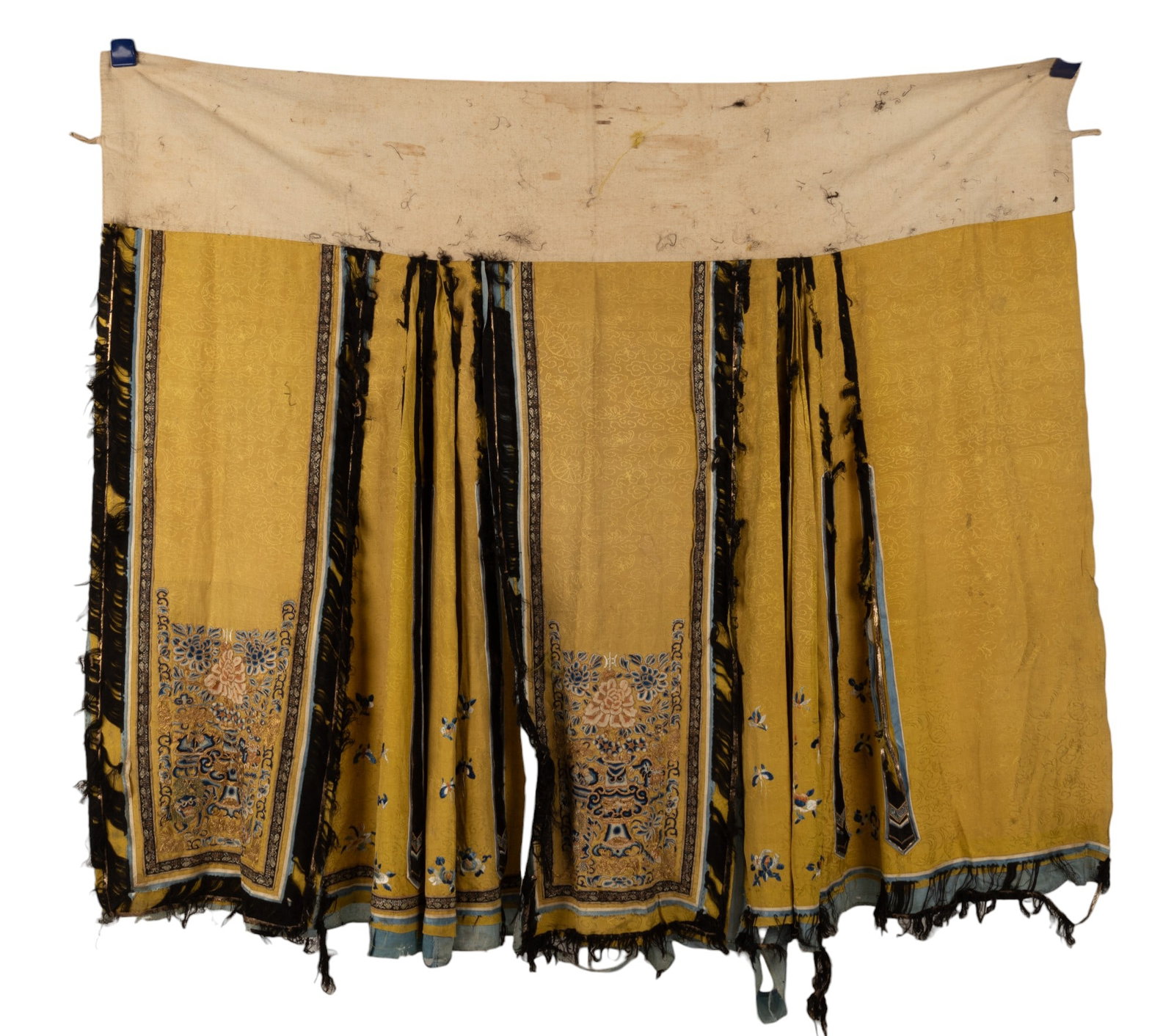 Antique Yellow Skirt Gold Embroidery (1 of 9)