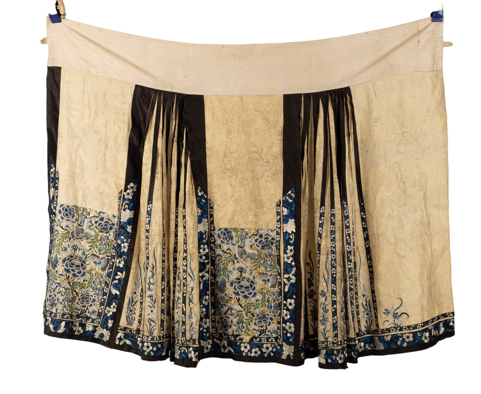 Antique Chinese Skirt with Embroidery (1 of 9)