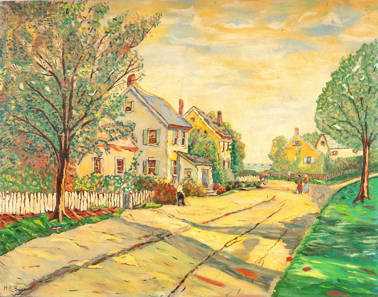 H.R. Bauer American Regionalist Painting (1 of 7)