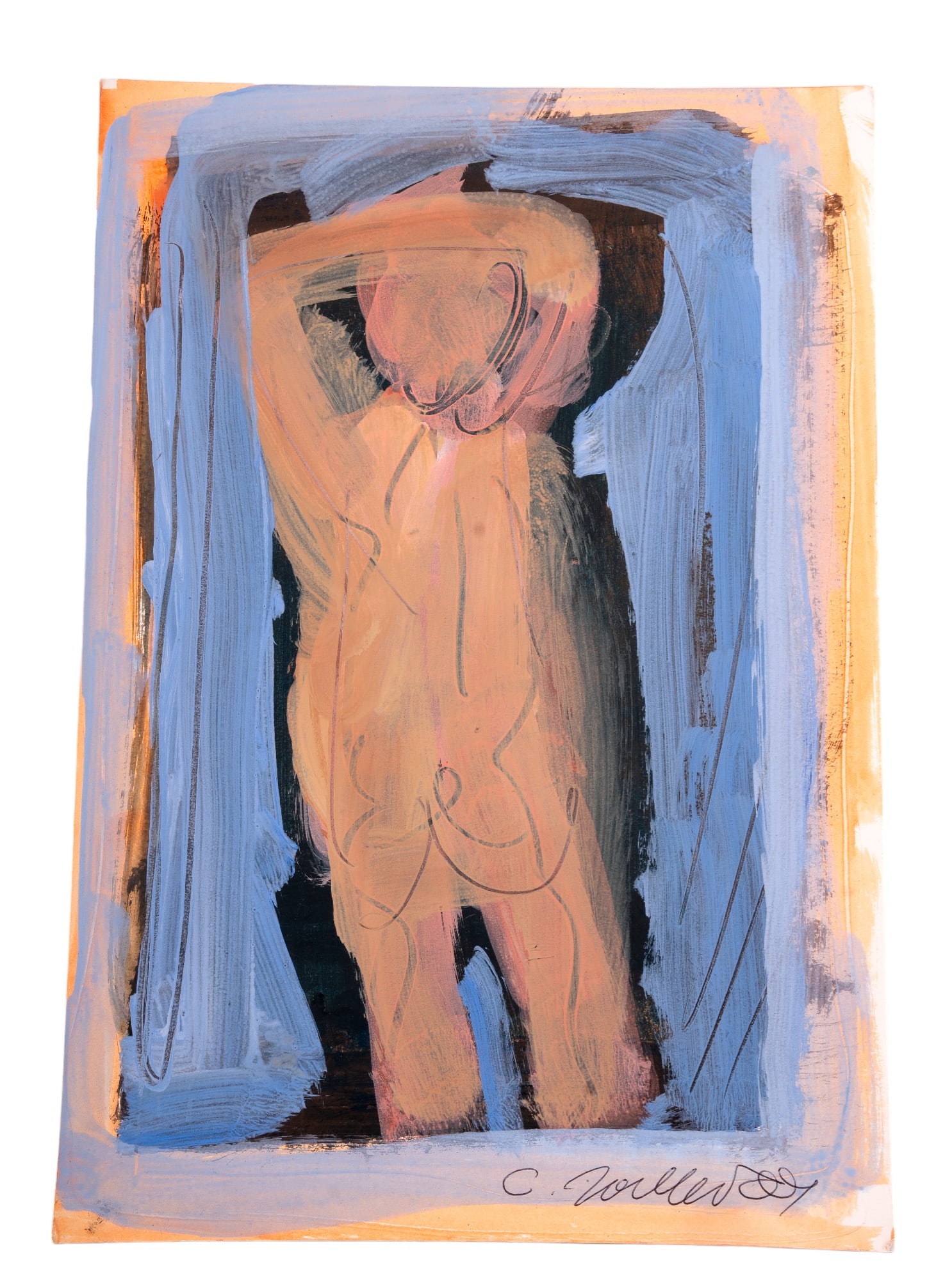 Gouache Painting by Serge Hollerbach (RU b. 1923) (1 of 5)