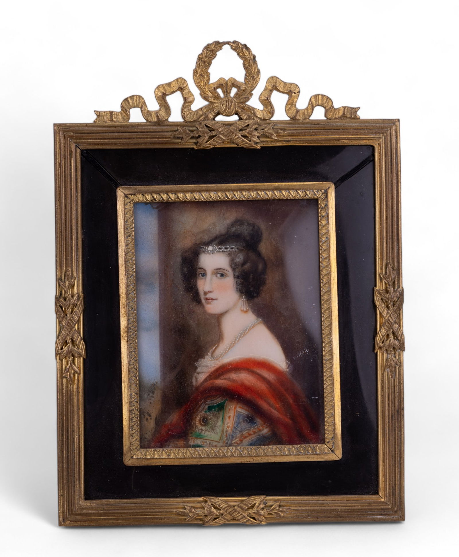 Belle Epoque Watercolor Portrait (1 of 5)