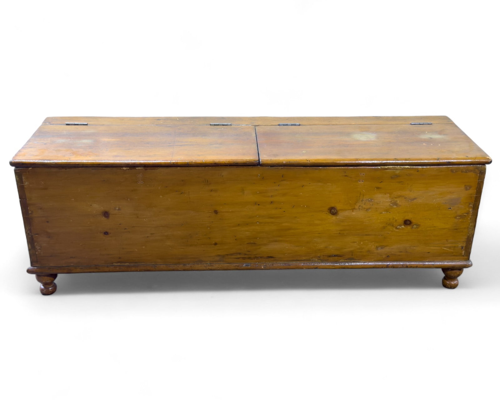 Antique Two Section Chest / Storage Box (1 of 7)