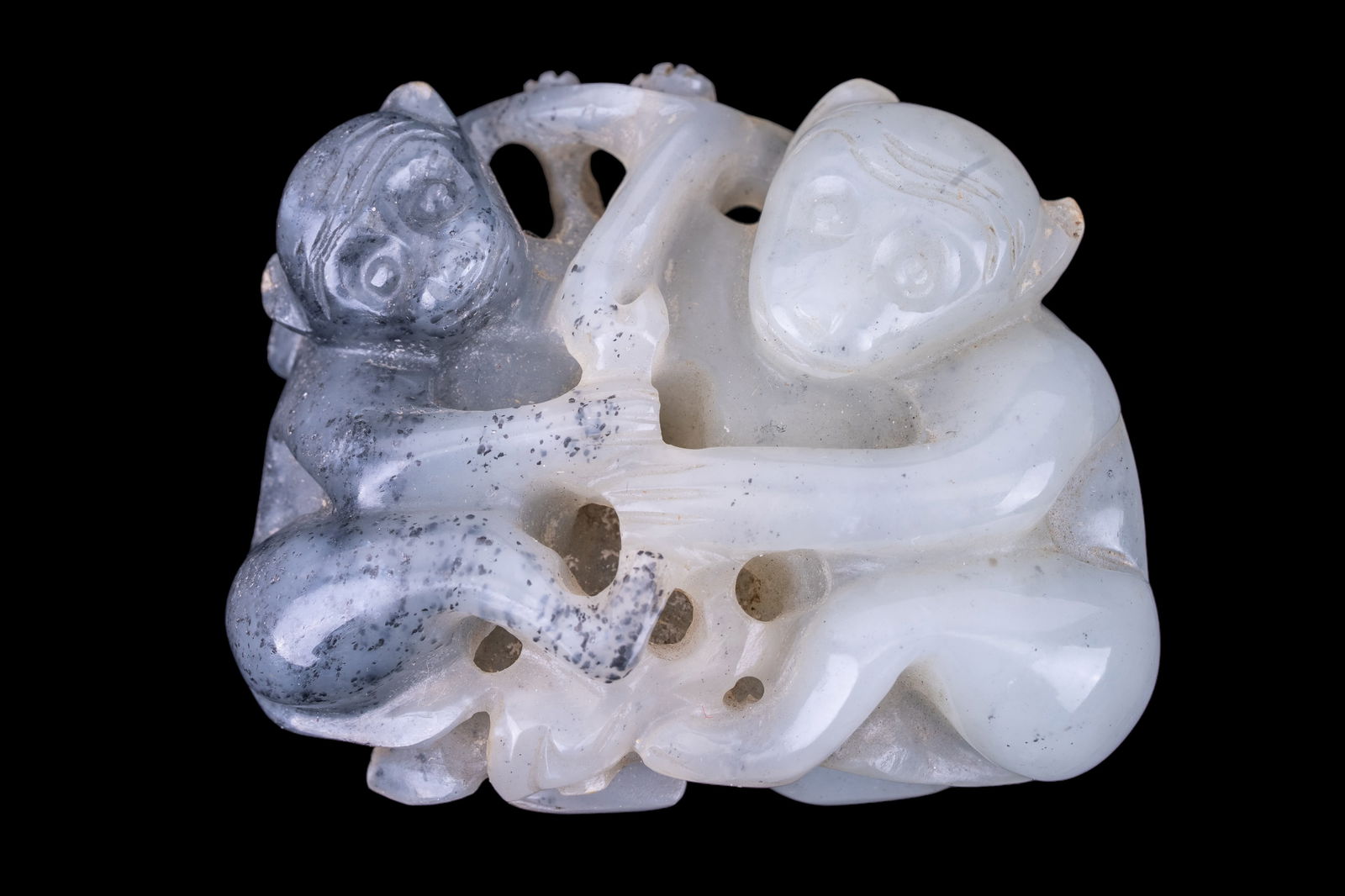 Chinese Jade Carved Monkey (1 of 8)