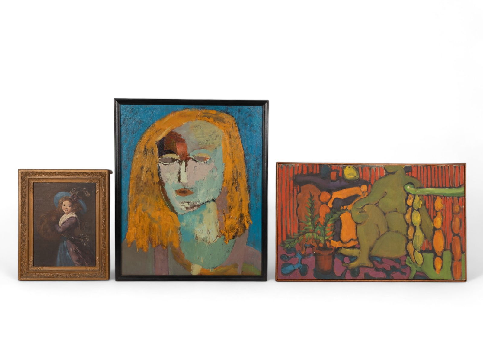 Portrait and Figural Paintings (3) (1 of 5)