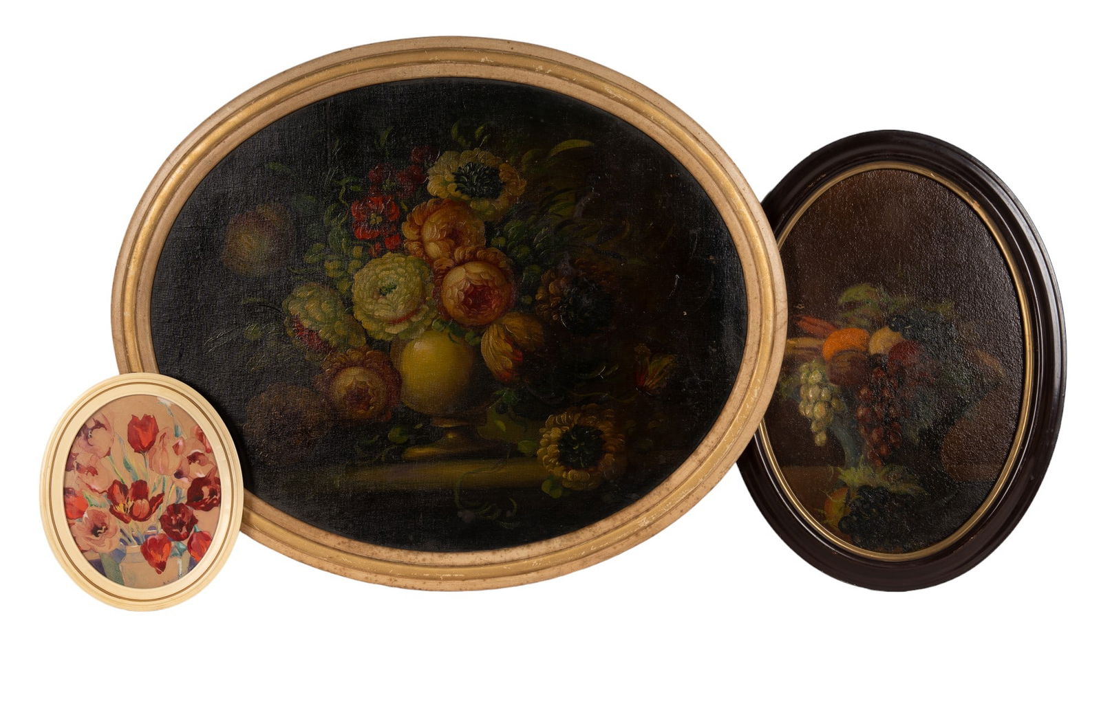 Floral Oval Painting Trio (1 of 11)