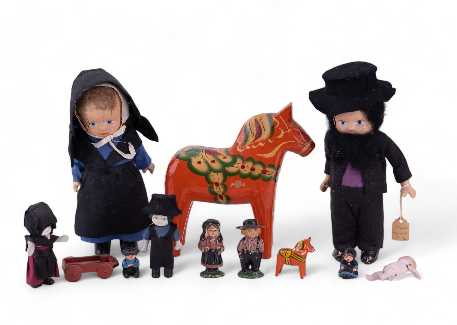 Amish Doll & Folk Art Horses (1 of 16)