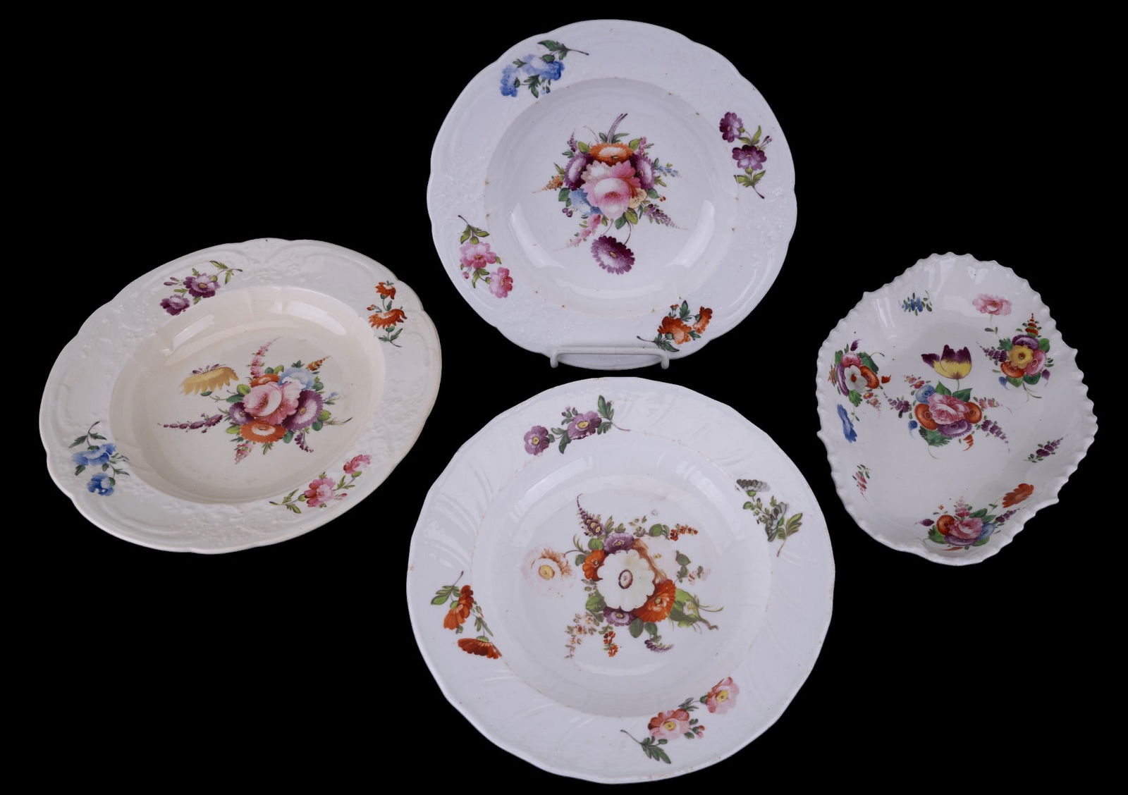 Antique Spode Bowls (4) Floral Decoration (1 of 10)