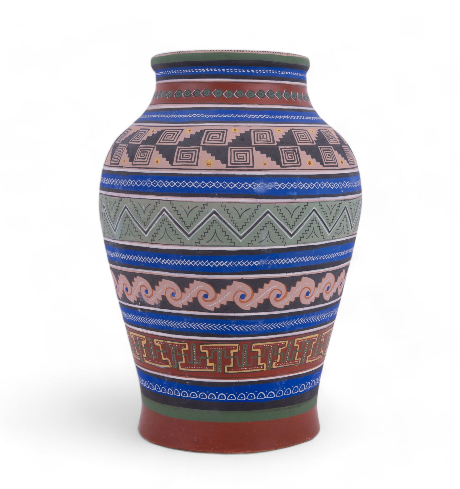 Ladislao Ortego Mexican Pottery Vase (1 of 4)
