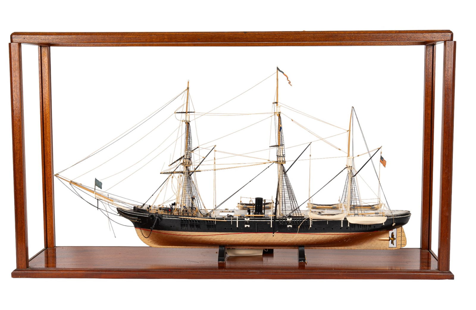 U.S.S. Kearsarge Model in Case (1 of 19)