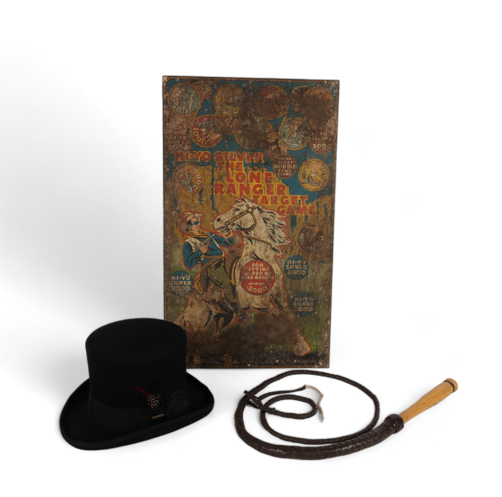 Stovepipe Top Hat, Lone Ranger, & Whip (1 of 9)