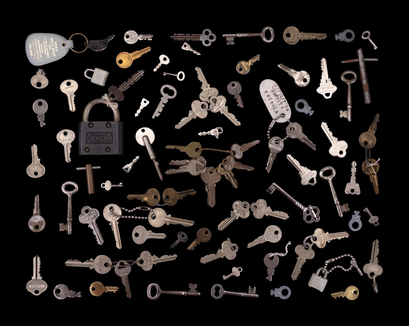 Keys, Antique Keys, Skeleton Key Grouping (1 of 10)