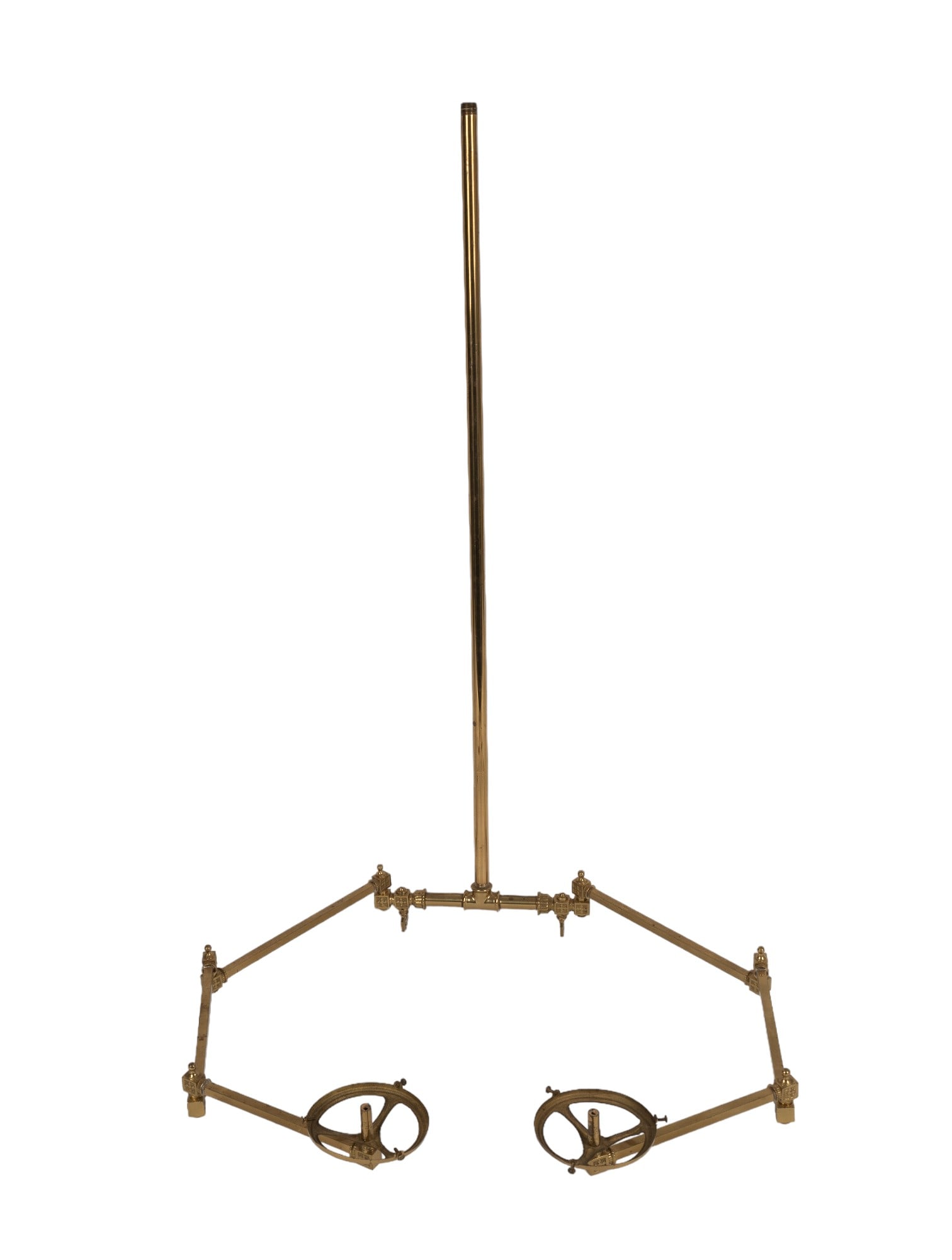 Antique Articulating Gas Lamp Fixture (1 of 8)