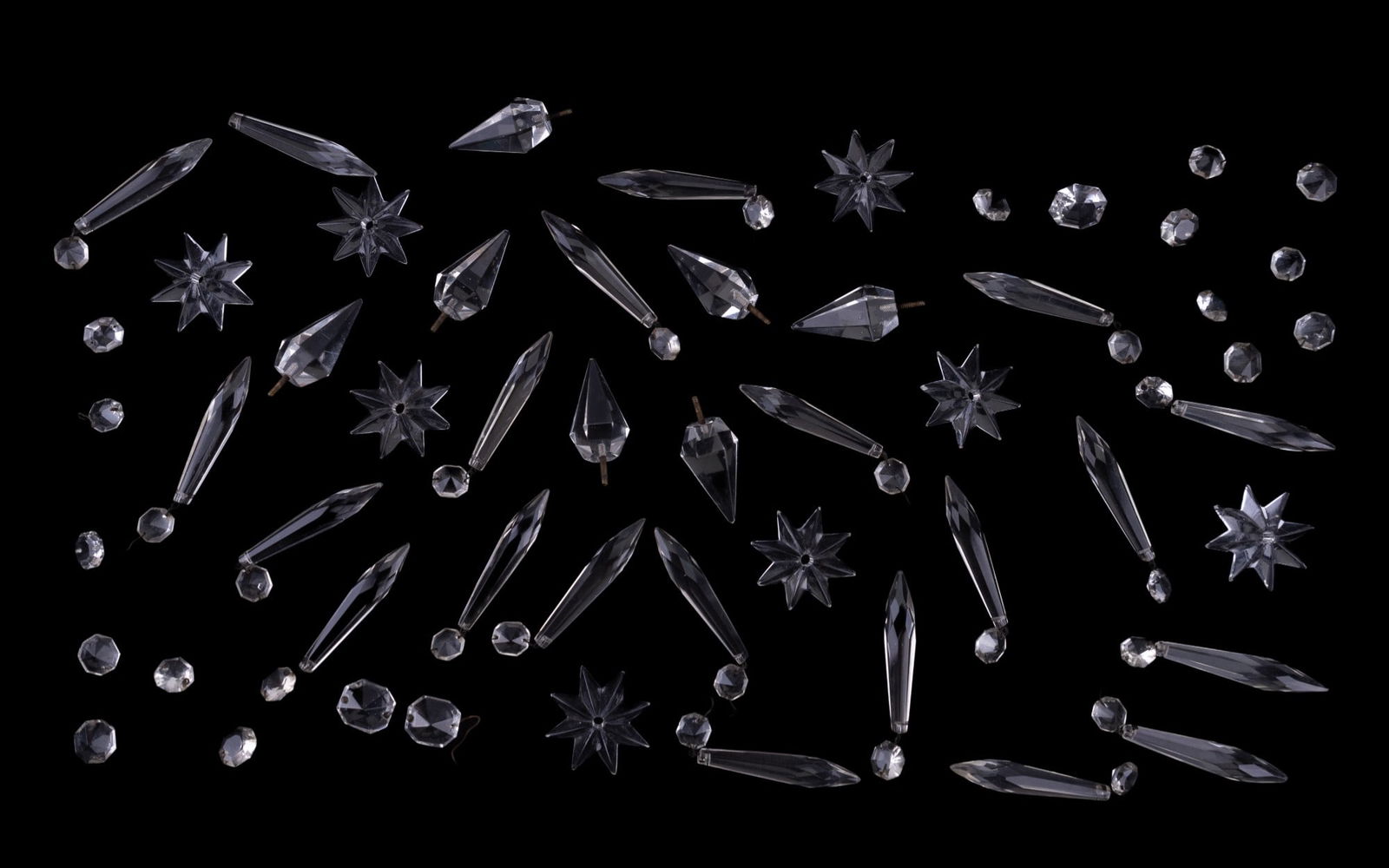 Antique Crystal Chandelier Parts & Prisms (1 of 6)