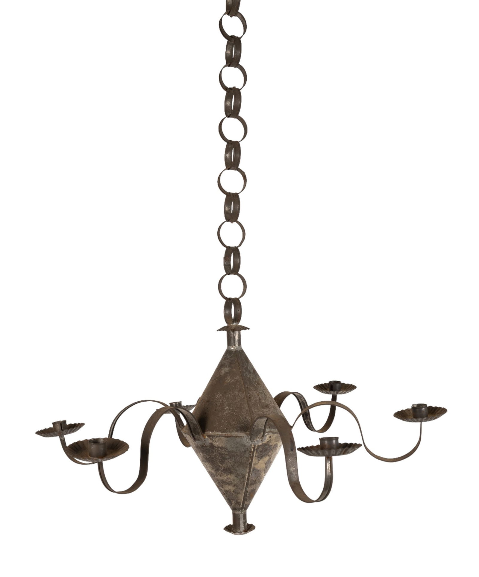 Antique Tin Candle Chandelier (1 of 6)