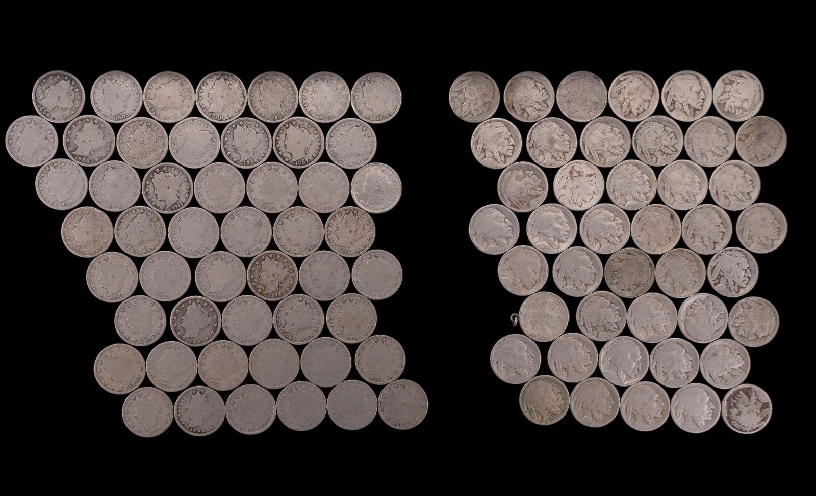 Buffalo & "V" Nickels (1 of 7)