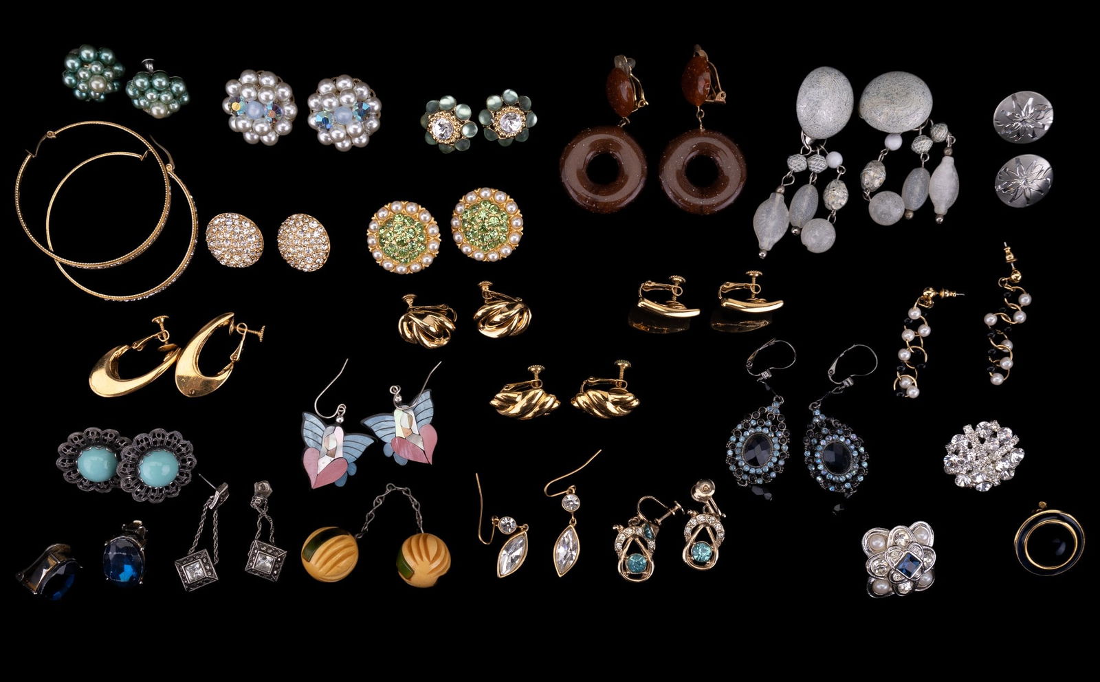 Napier, Large Costume Earring Grouping (1 of 14)