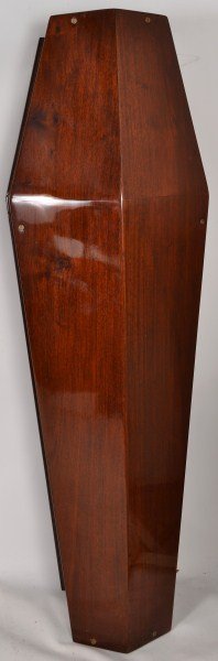 Victorian Child's Casket: Victorian child's casket, new old-stock casket 9 1/2"h x 15"w x 44"d