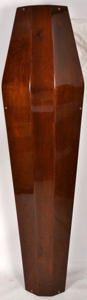 Victorian Child's Casket: Victorian child's casket, new old-stock casket 12"h x 16"w x 56"d