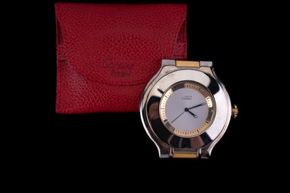 Cartier Swiss Made Clock for Travel or Desk