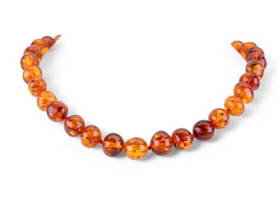 Amber Beaded Necklace