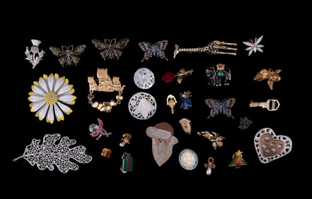 Monet, Napier, M.O.P, Figural Brooches