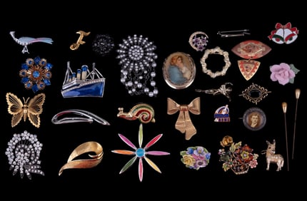 Monet, Rhinestone, Sarah Cov, more Pins & Brooches
