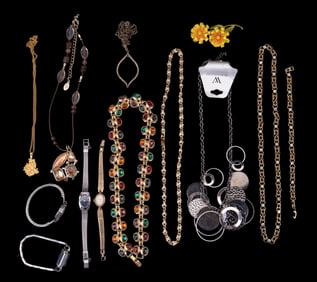 Costume Jewelry, Watches, Brooches, More