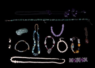 Shell, Crystal, Natural Stone Jewelry