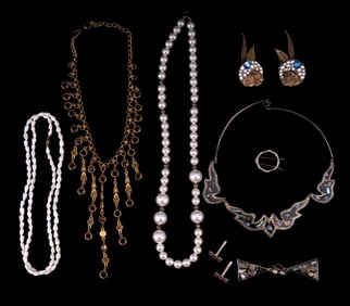 Faux Pearl, MOP, Sterling Abalone Jewelry & more
