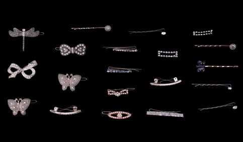 Rhinestone Pins, Hairclips