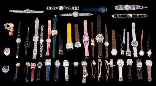 Large Watch Grouping w/ Seiko, Timex, More (45)