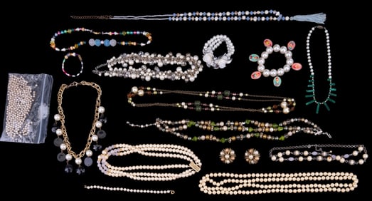 Quality Faux Pearl, Pearl Necklaces