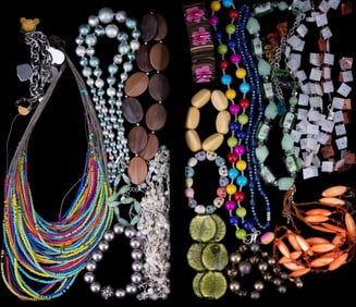 Beaded Costume Jewelry, Pearl String, more