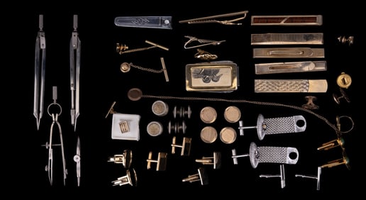 Cuff Links, Clips, Cartographers Set & More