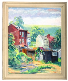 Harper's Ferry Oil On Canvas by R.D. Schultz