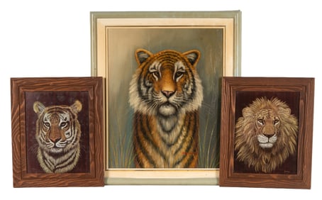Lion and Tiger Art (3)