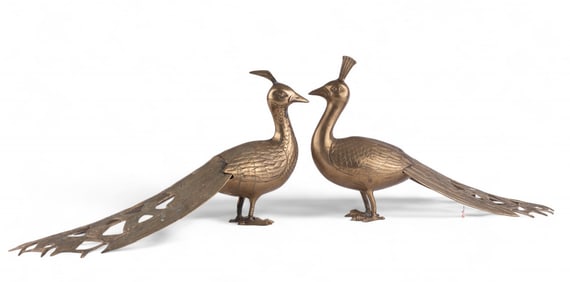 MCM Brass Peacocks (2)