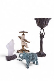 Sculpted Figurine Lot (4)
