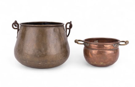 C. 1810 Indian Trade Copper Pot, Brass Pot