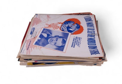 Sheet Music c.1900 (Approx. 80 Pcs.)