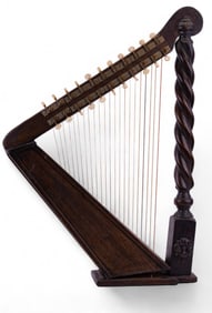 22-String Wooden Harp