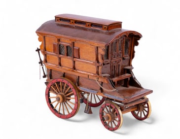 Vintage Wooden Gypsy Wagon