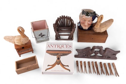 Piano Music Box, Royal Doulton, Resin Doves & More